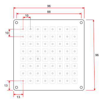 8x8 Keymatrix