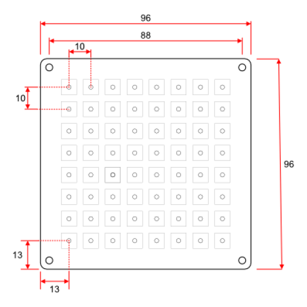 8x8 Keymatrix